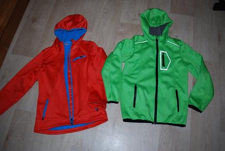 Softshellová bunda softšelka softshelka 134/140, crivit,134