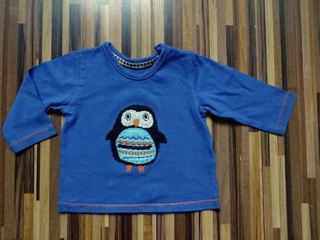 Tričko s tučňákem, marks & spencer,68