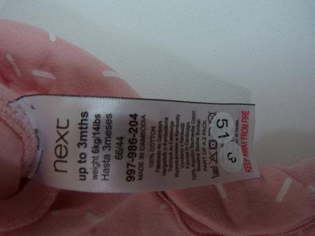 Next 2 ks bavlněných overalů vel.62, next,62