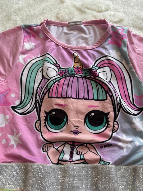 K1/ šaty l.o.l- v.7/8 let, 128