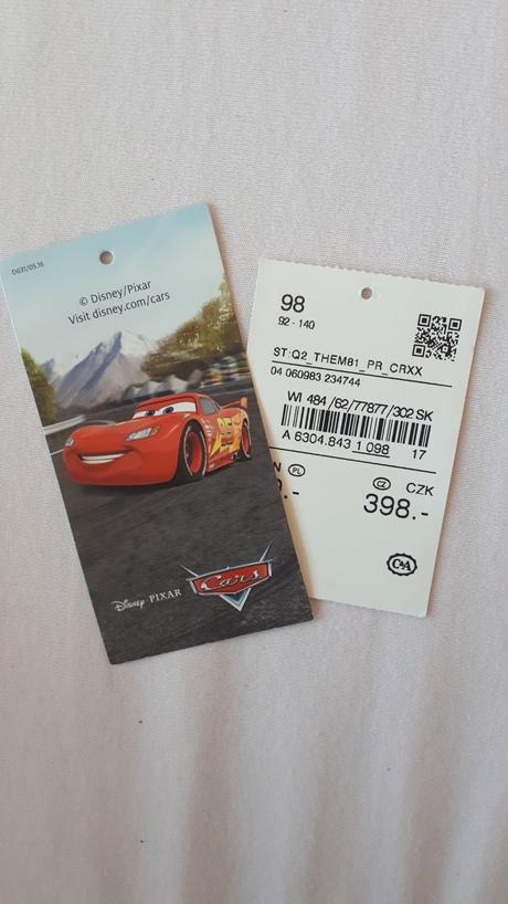 Pyžamo c&a disney vel. 98-104, disney,98