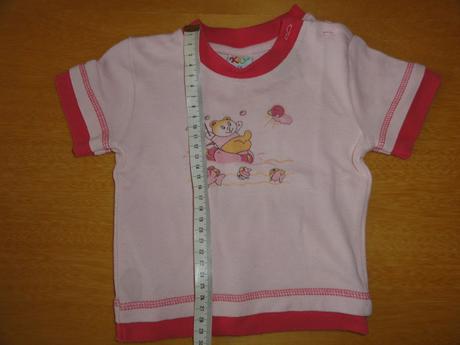 Světle růžové tričko na knoflíčky, k&y,74