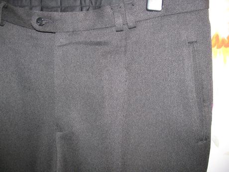 Pánské společenské tmavě šedé kalhoty, xxxl