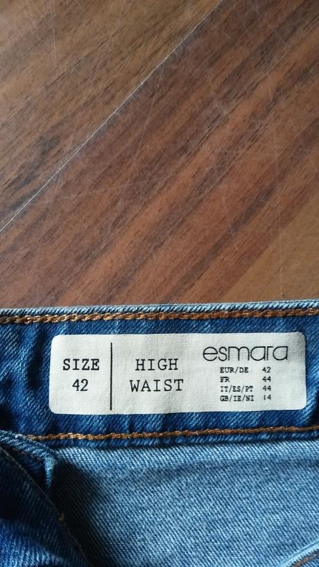 Džínová střečová sukně-nenošená, esmara,42