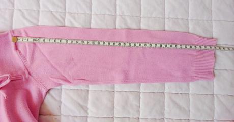 Růžový svetřík, h&m,110