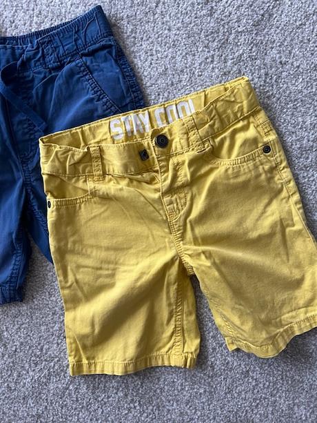 4x chlapecké šortky, h&m,116