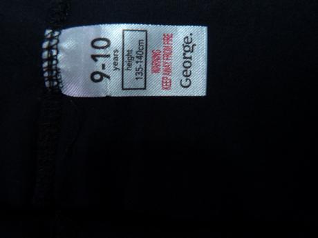 Černé legíny vel. 140, george,140