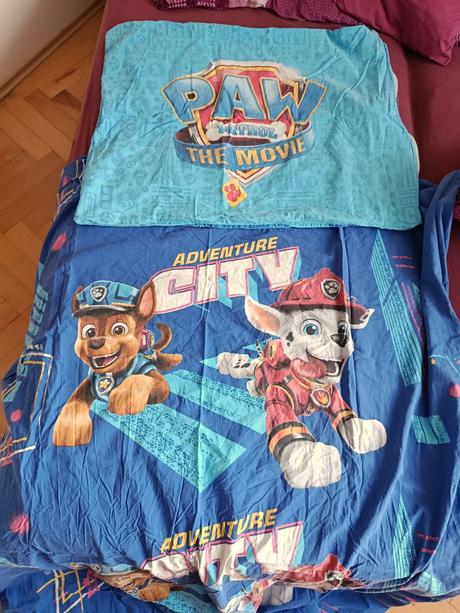 Povlečení na jednolůžko - tlapková patrola, šířka (cm): 135,délka (cm): 200