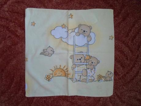 Povlak na polštář polštářek žlutý, šířka (cm): 40,délka (cm): 40