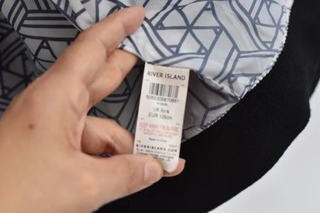 Bunda koženková vel. 8 let, river island,128
