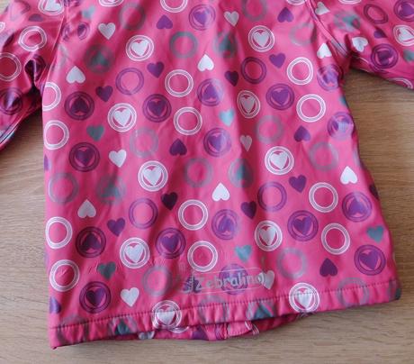 Nepromokavá zateplená bunda zebralino vel.92/98, 98