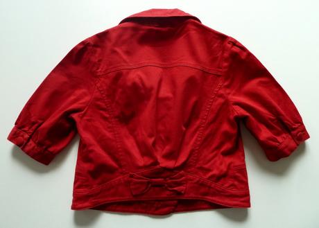 Bolérkové plátěné sáčko s krátkým rukávem vel. 38, topshop,m