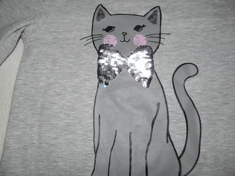 Tunika s flitry a kočkou zn. coccodrillo vel.122, coccodrillo,122