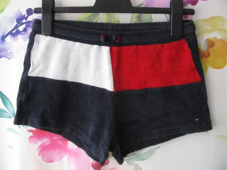 Dámské, dívčí froté šortky, kraťasy tommy hilfiger, tommy hilfiger,164