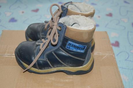 Modré zimní kotníčkové essi, pohorky,  vel. 25-26, essi,26
