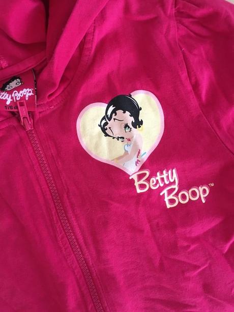 Malinový top betty boop, vel xs-m dívčí 176, 176