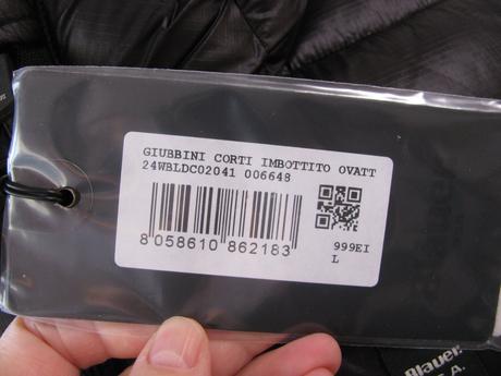 Zimní černá bunda s kapucí blauer.usa, l