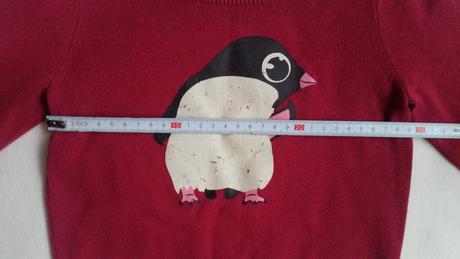 Dětský svetr, svetřík s tučňákem, vel.86/92, impidimpi,86