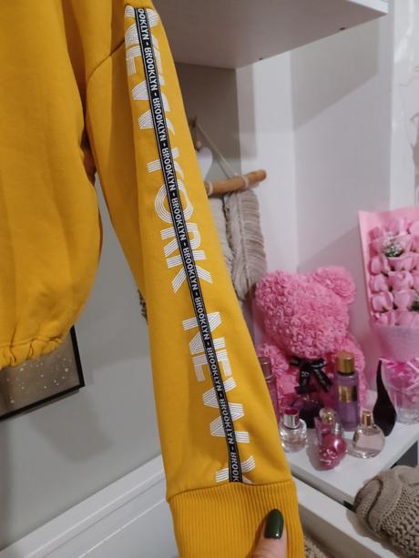 Crop mikina s nápisy, new look,152