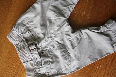 Plátěné harémové kalhoty, next,92