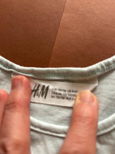Ob/ šaty mentolové barvy - v.110/116, h&m,110