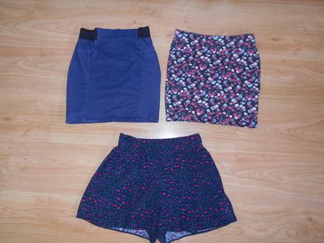 Dívčí,dámské sukně  a šortky vel.152-vel.36, 140–152