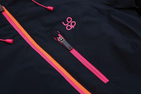 Černá lyžařská bunda loap barevné zipy vel. s, loap,s