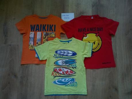 2 x tričko, vel 122/128, faf, tu, f&f,122