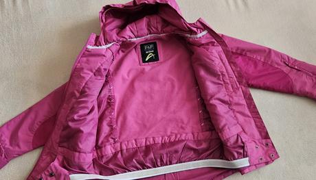 Dětský set zimní bunda a oteplovačky, vel.134/140, tcm,134