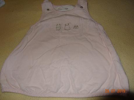 Šaty manžestrové medvídek, h&m,62