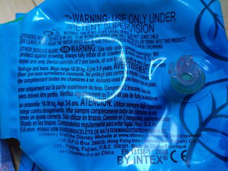 Plavací kruh + 2x rukávky intex disney,