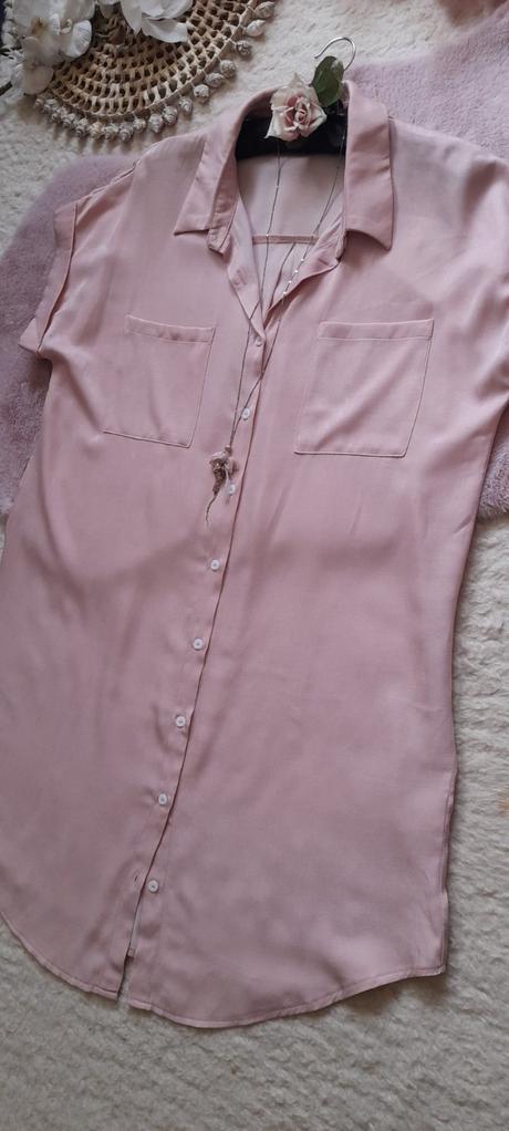 Blůzové letní šaty s kapsami, xl