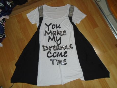 Šaty tričko s vestou vel 158-s, 164