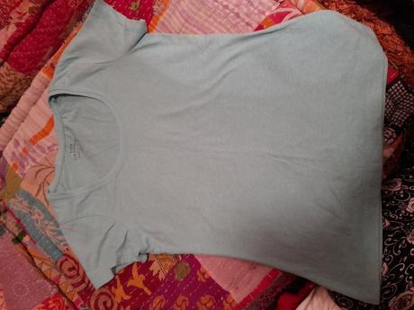 Modré tričko krátký rukáv, kik,40