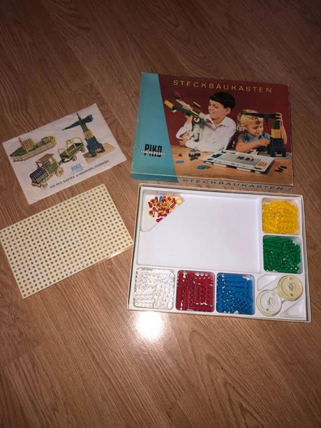 Retro plastová stavebnice piko - ddr, 