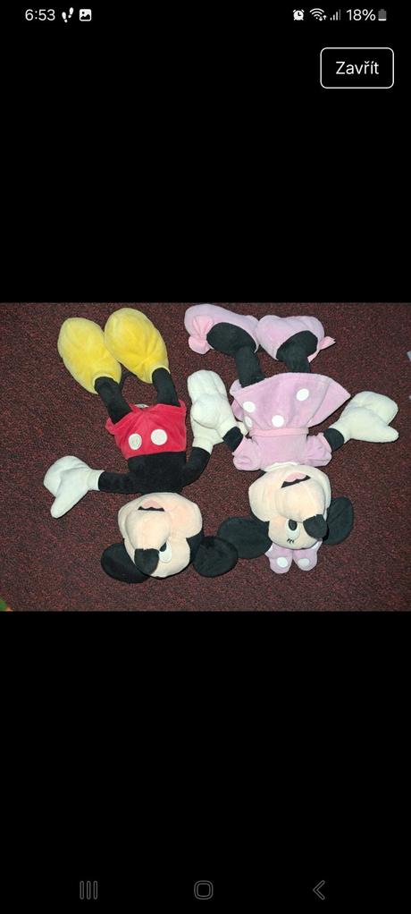 Pekne plyšáky minnie, 