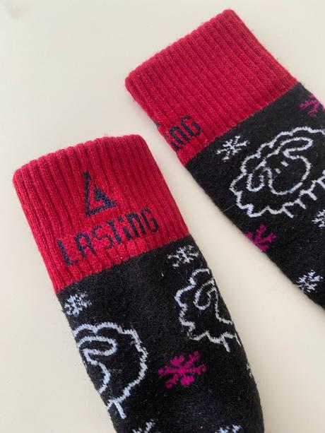 Vlněné lyžařské podkolenky lasting (2 - 4 roky), 18