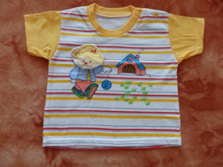 Tričko s medvídkem - nové, 86