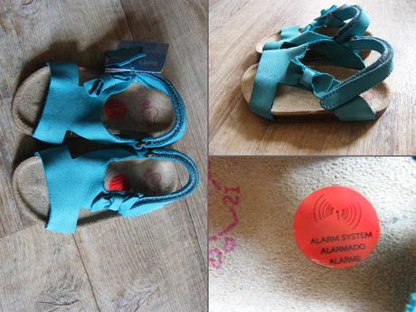 Kožené sandálky vel 21, 21