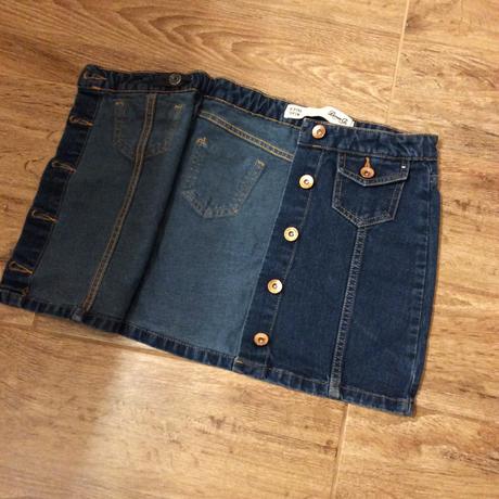 Riflová celo propínací sukně zn. denim co., denim co,134