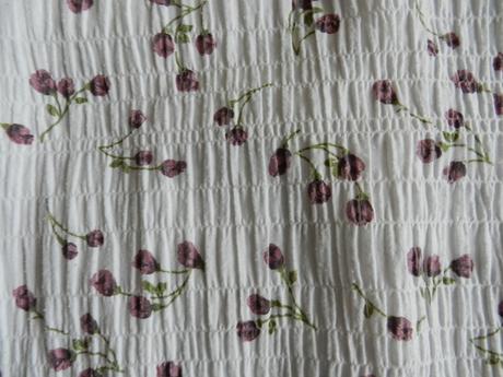 Tričko-halenka krátký rukáv s růžičkami, tulec trend,98