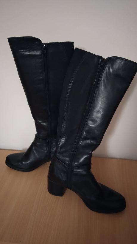 Kožené kozačky zn.baťa, vel.36, baťa,36