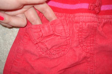 Manšestrová sukýnka, george,92