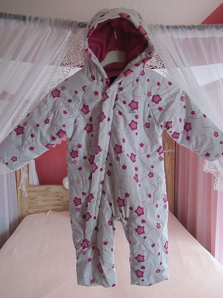 Dívčí nepromokavá, voděodolná kombinéza, 86