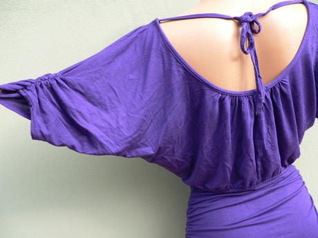 Fialový netopýří top sisters point - vel.s, s