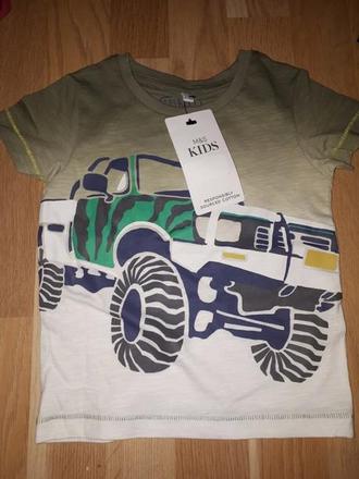 Tričko s autem 86, marks & spencer,86