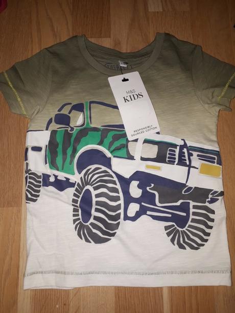 Tričko s autem 86, marks & spencer,86