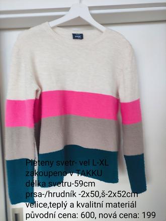 Svetr- takko,vel.m- l, takko,m