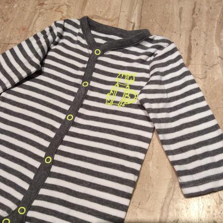 Bavlněný overal s neon kočičkou, mothercare,74