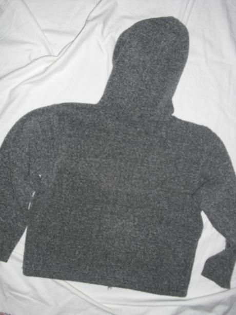 Teploučká šedá melírovaná mikča, radetex,134